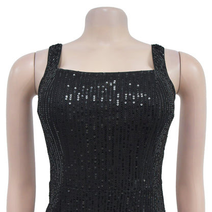 Sizzling Sequin Bodycon Dress with Feather Trim for a Night of Glamour Party Outfit