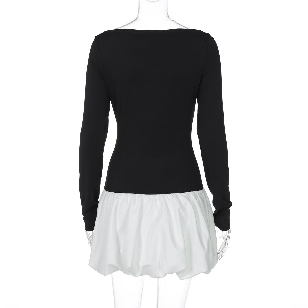 Autumn Party Dress Sexy Round Neck Long Sleeve Bodycon Dress for Women Fall Fashion