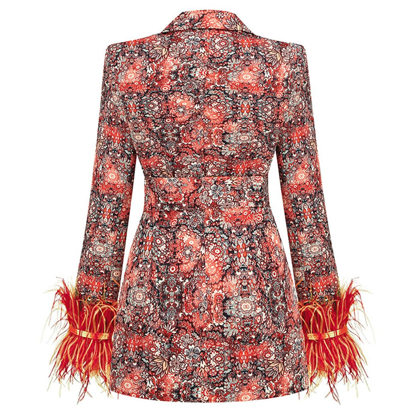 Carolyn - Bloemen Blazer Jurk