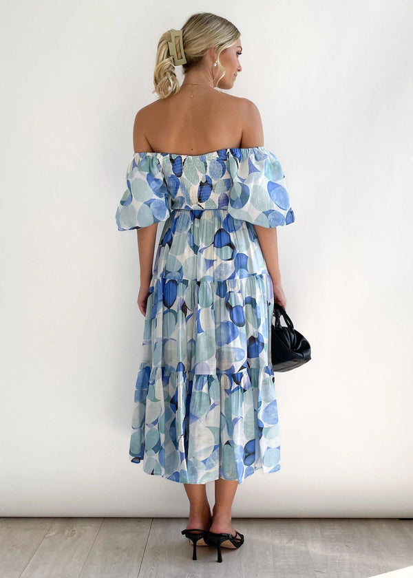 Jowena - Off-shoulder Midi-jurk