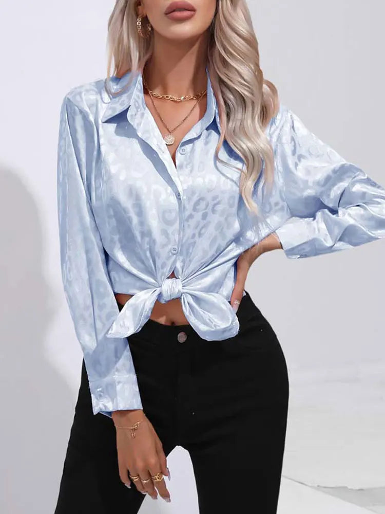 Letty - Elegante Satijnen Blouse