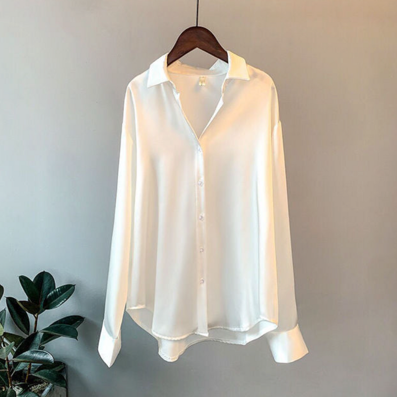 Frankie - Dames Satijnen Blouse