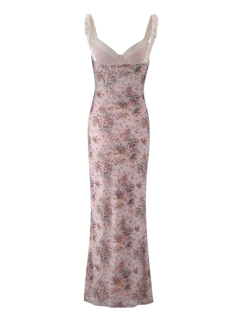 Pattie - Bloemen Maxi Jurk