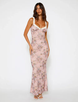 Pattie - Bloemen Maxi Jurk