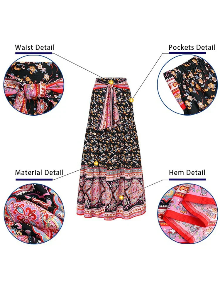 Hilde - Vintage Print Rok