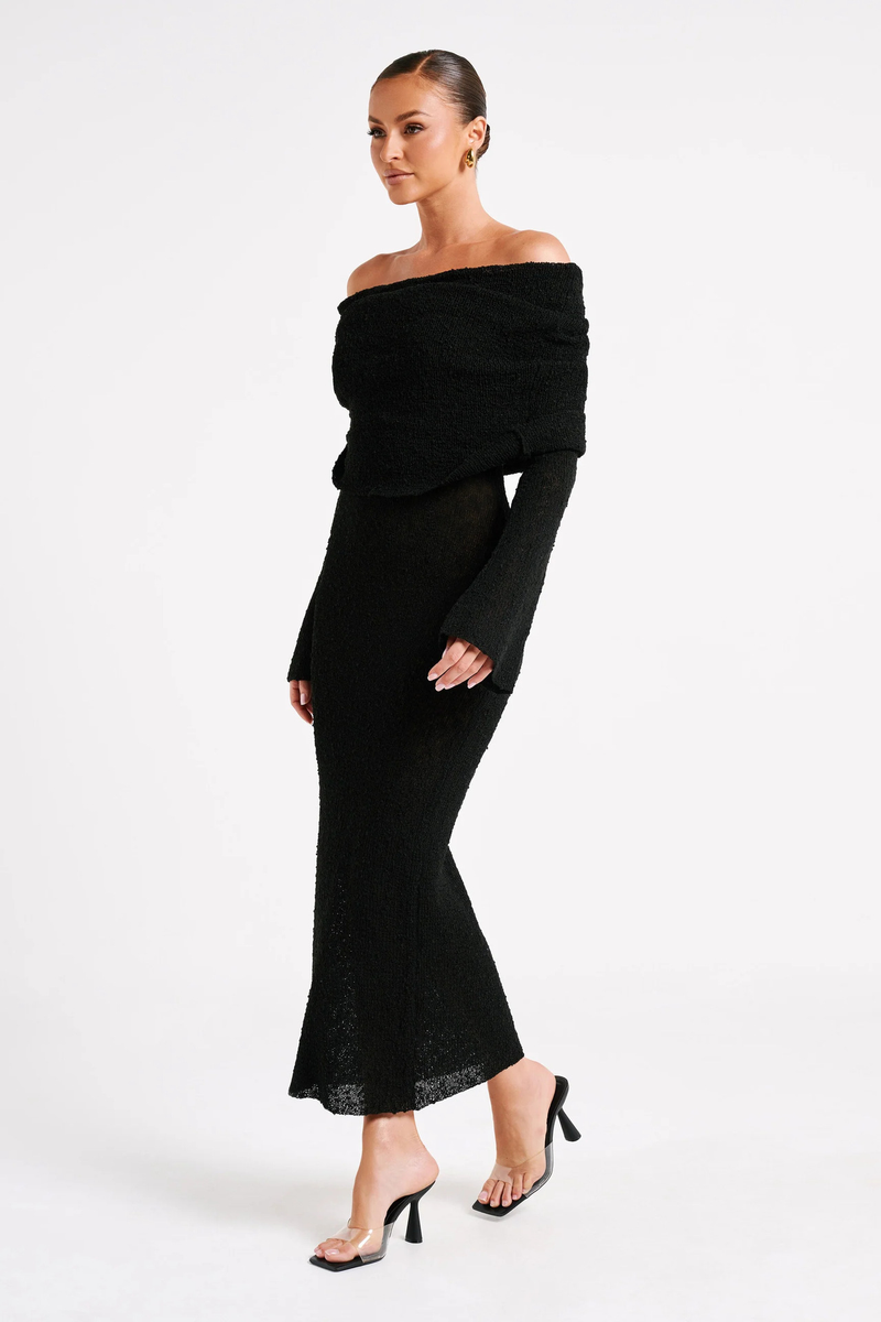 Joannah - Off Shoulder Jurk