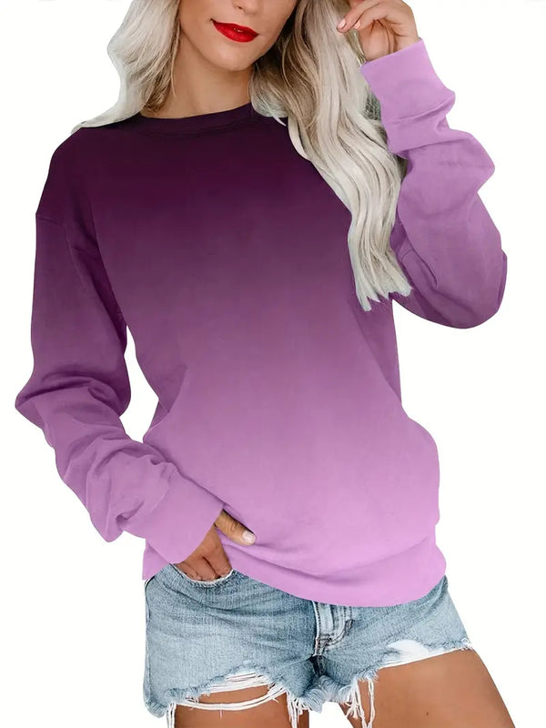 Ammeline - Dames Ombre Sweatshirt