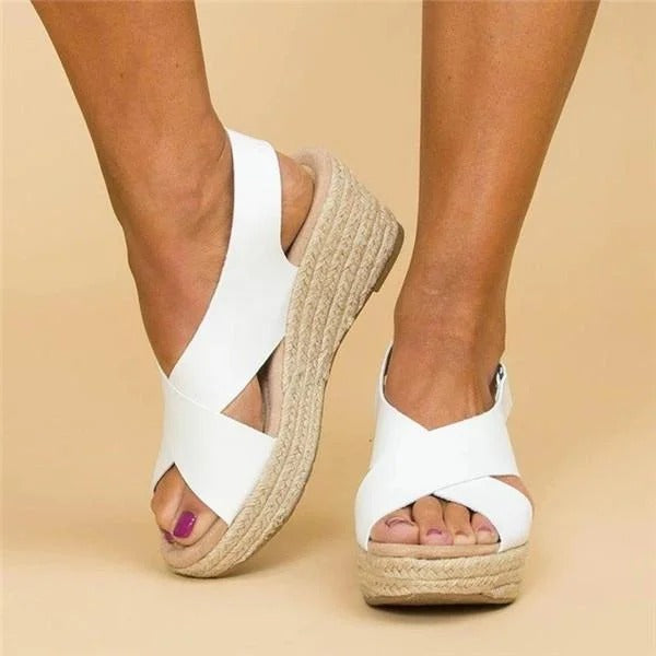 Dafne - Elegante Espadrille Sandalen