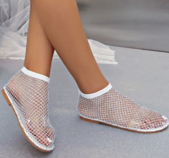 Monica - Mesh Strass Sandaal