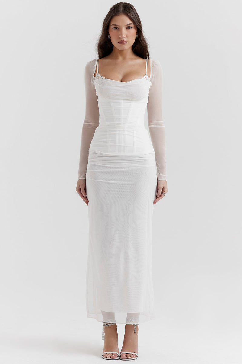 Lunae - Maxi Jurk Mesh