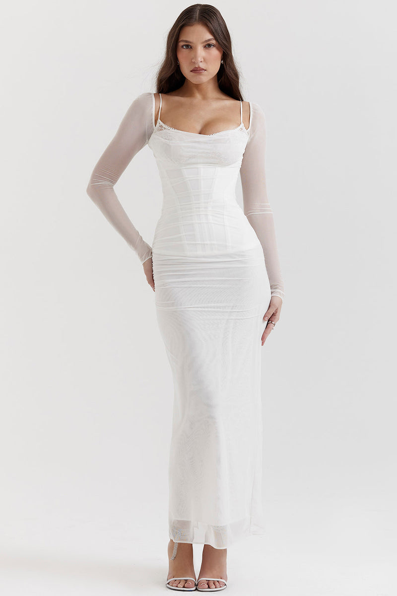 Lunae - Maxi Jurk Mesh