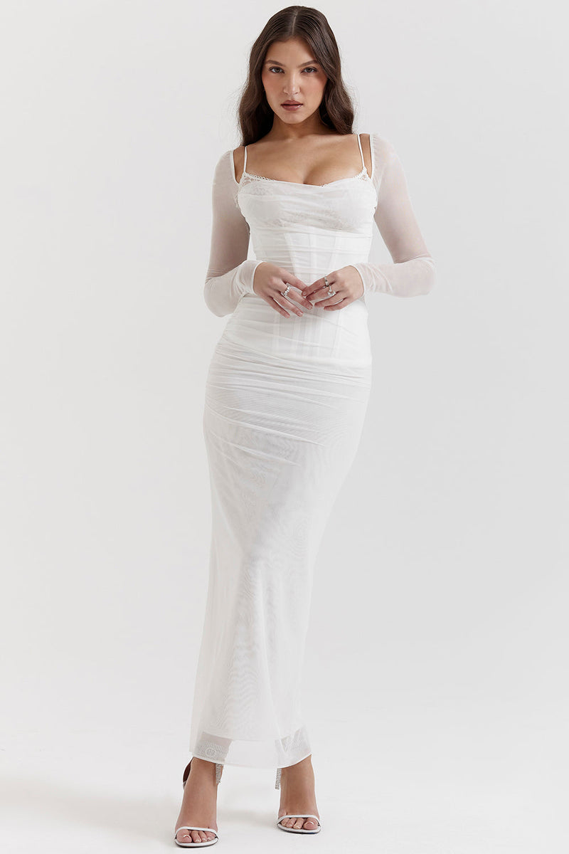 Lunae - Maxi Jurk Mesh