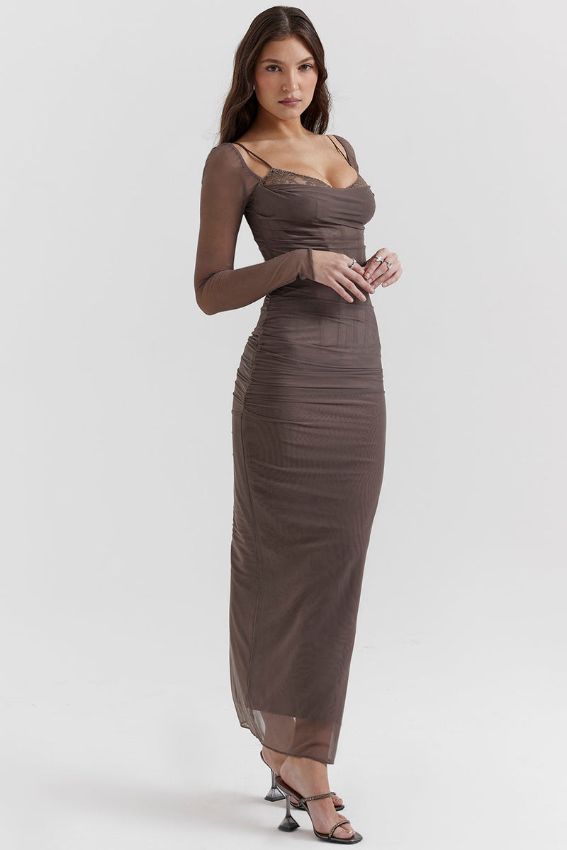 Lunae - Maxi Jurk Mesh