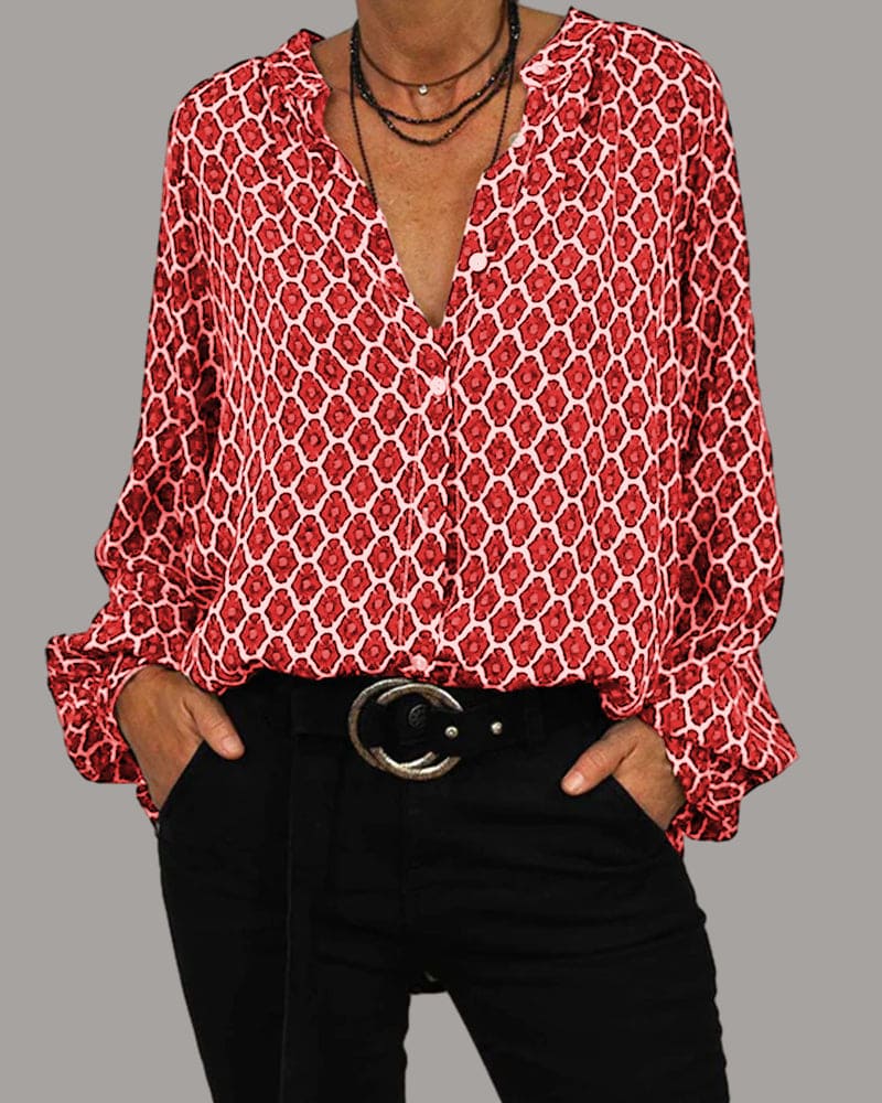 Carice - Blouse Lange Mouwen