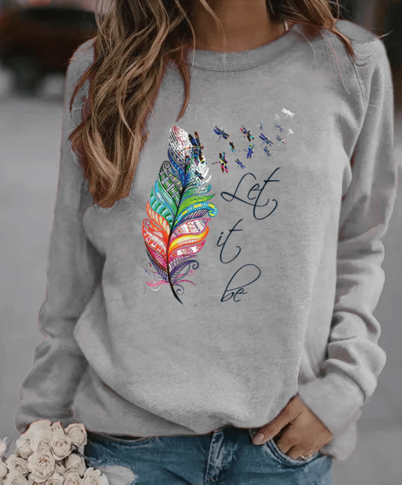 Evony - Sweatshirt Met Verenprint