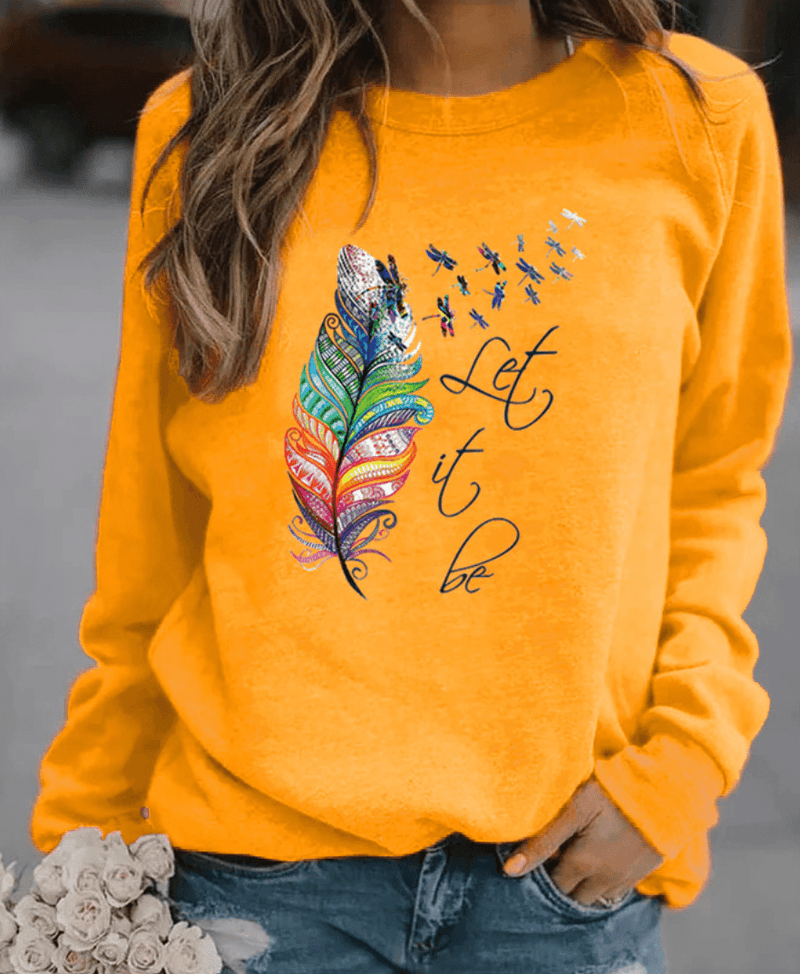 Evony - Sweatshirt Met Verenprint