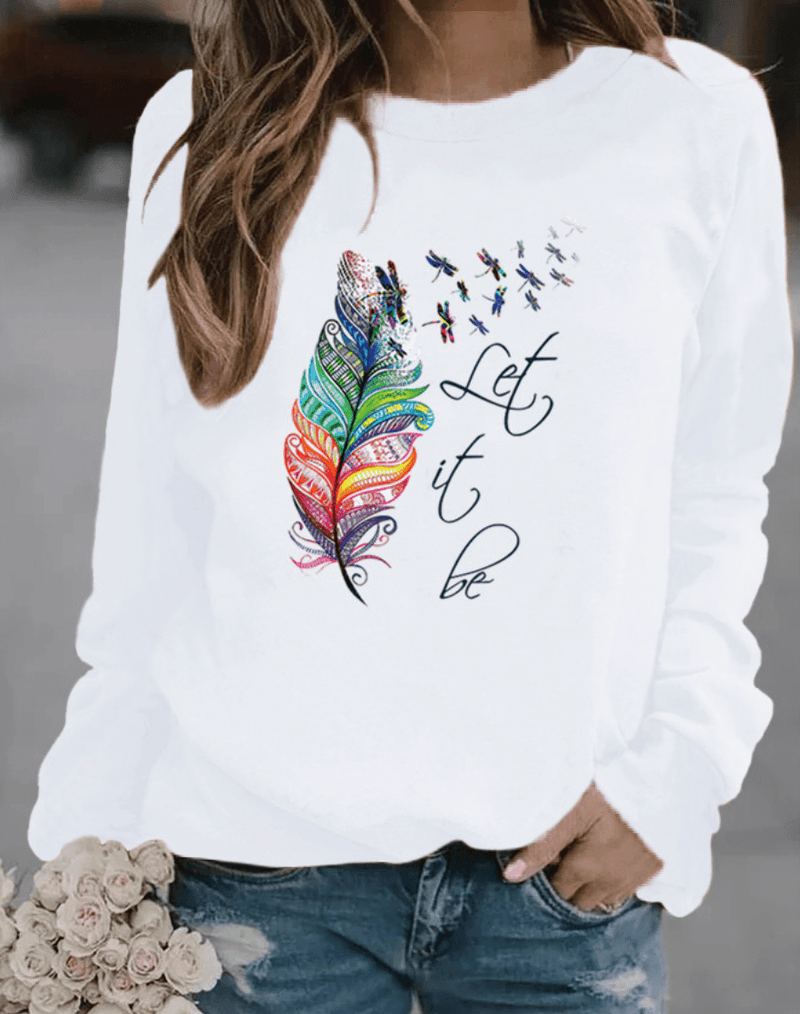 Evony - Sweatshirt Met Verenprint