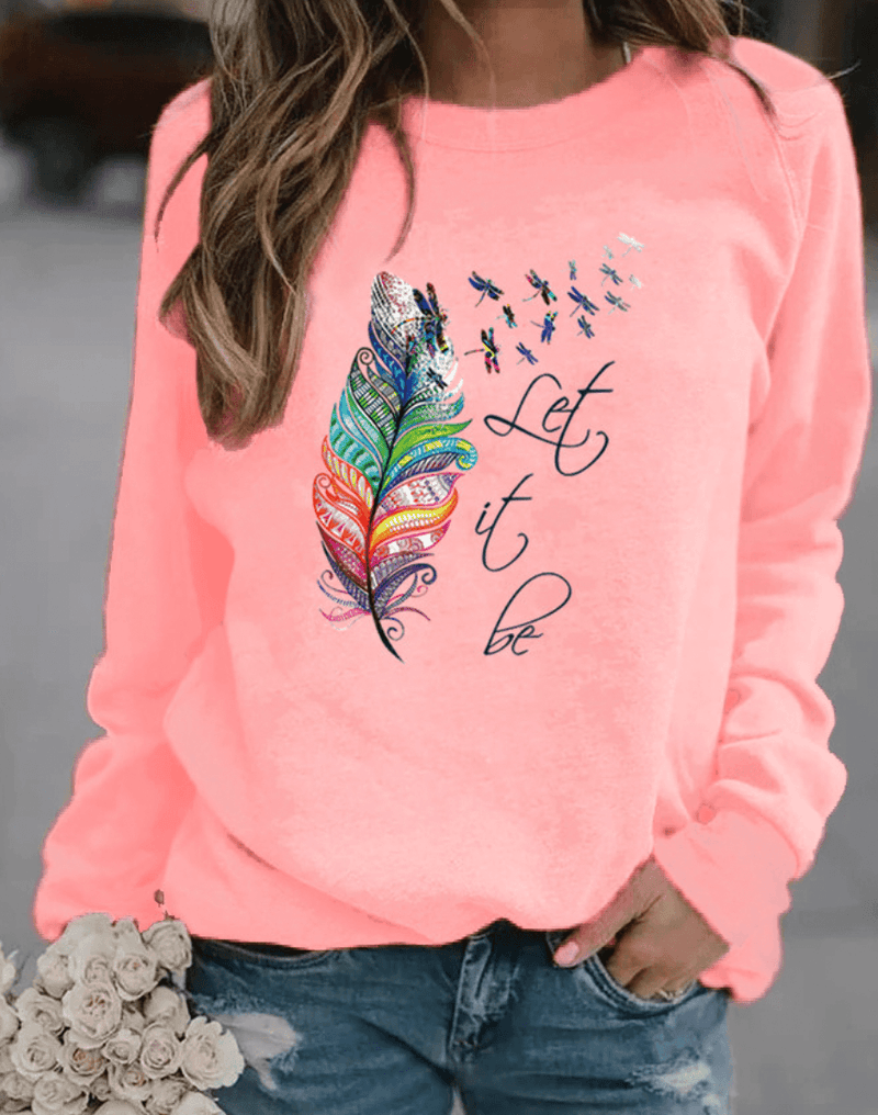 Evony - Sweatshirt Met Verenprint