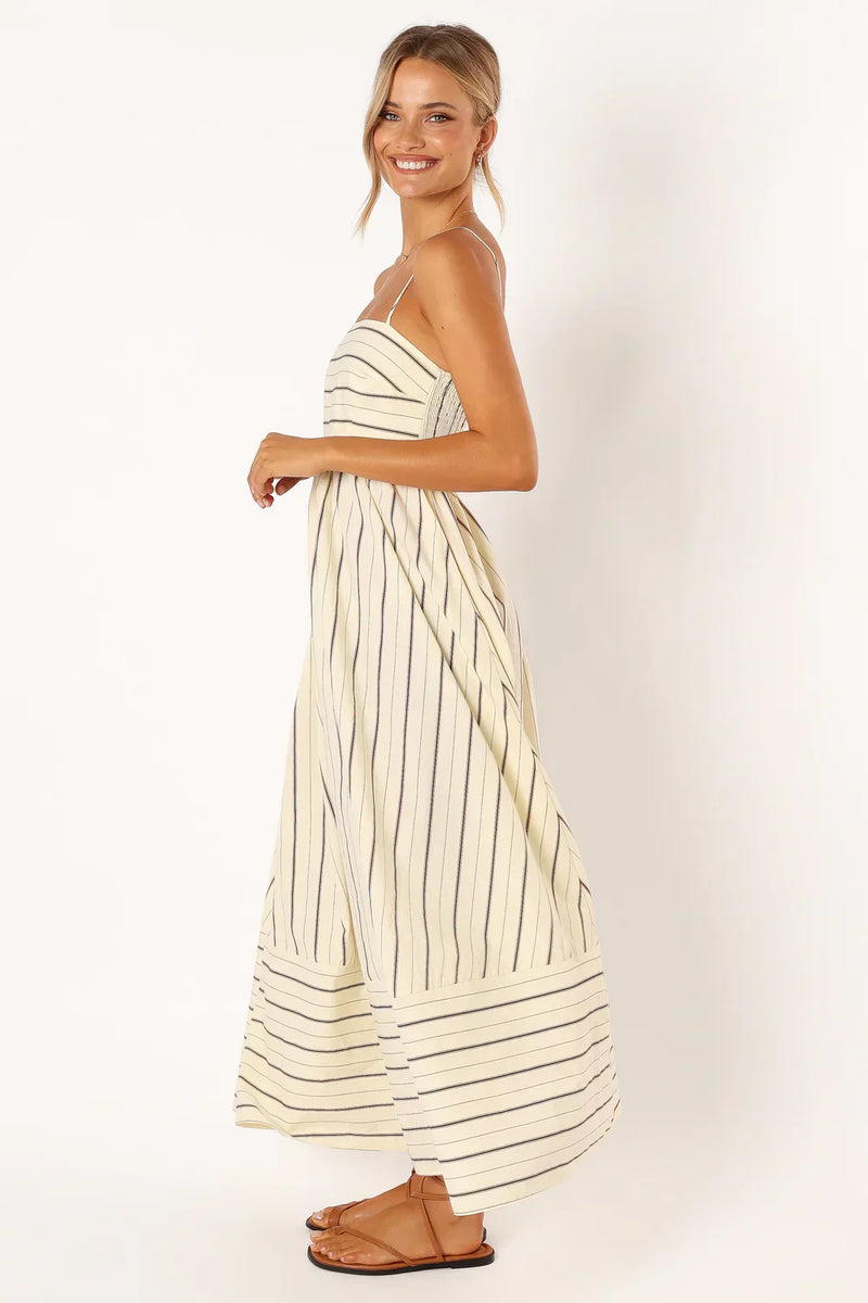 Talia - Gestreepte Maxi Jurk