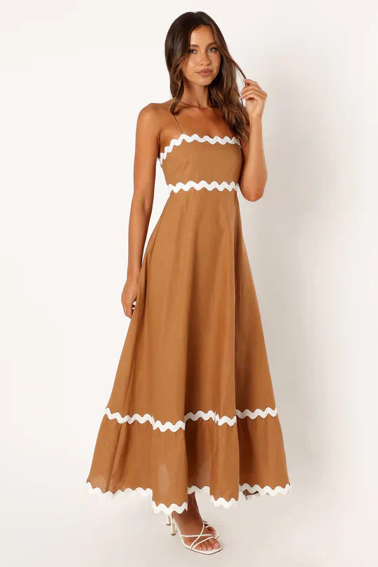 Welmoed - Mouwloze Maxi Jurk