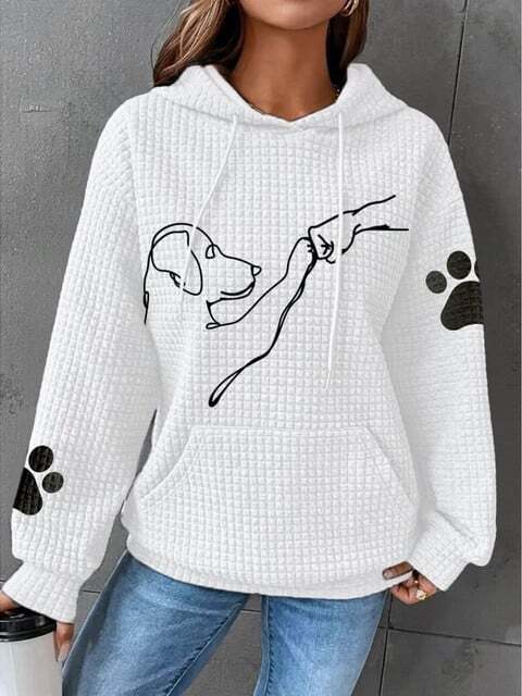 Diamontina - Grafische Print Hoodie