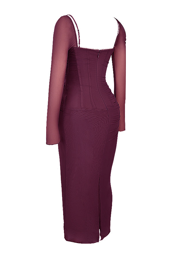 Lunae - Maxi Jurk Mesh